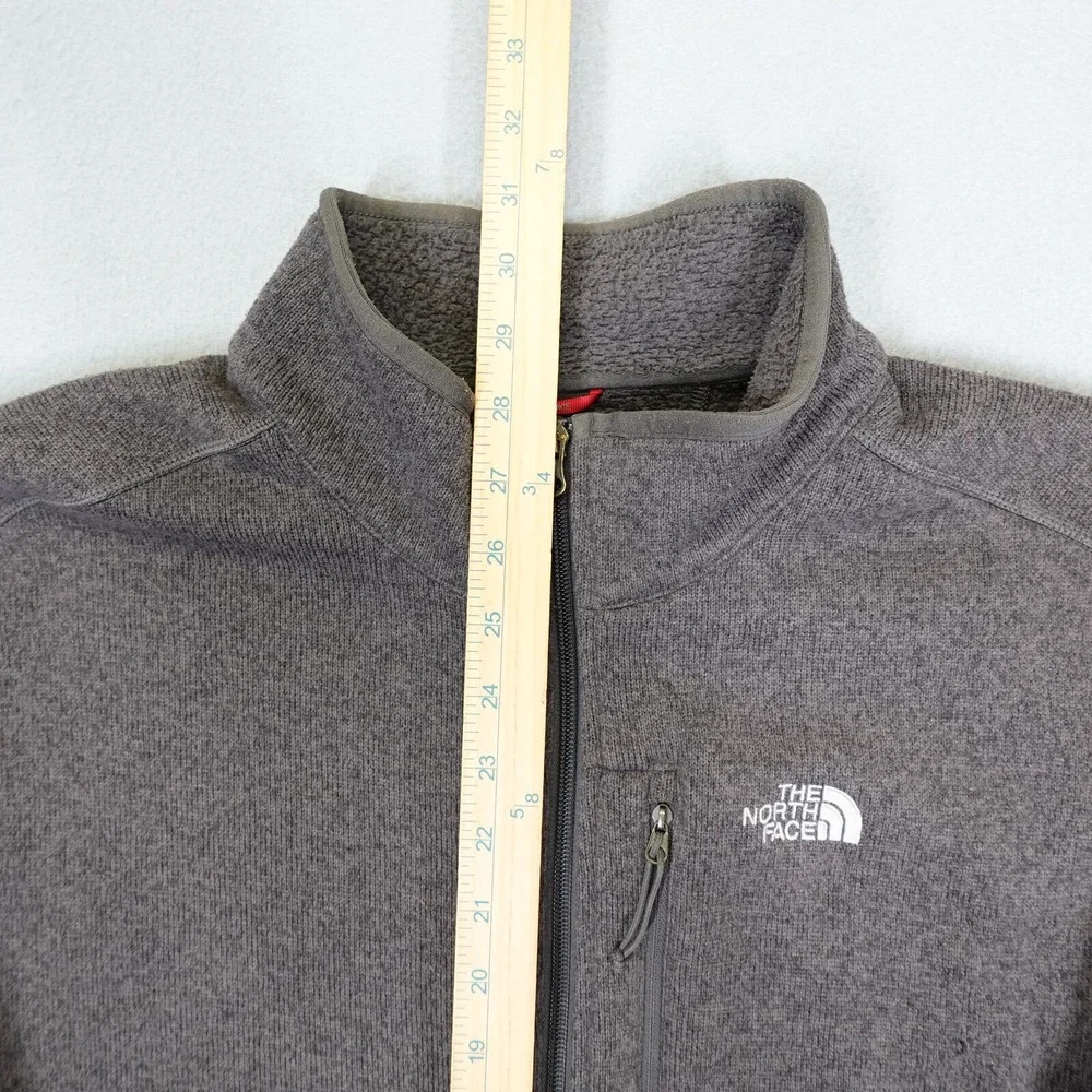 The North Face Jacket Mens Large Gray Gordon Lyons Full Zip Outdoor Warm